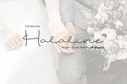 Halaline Modern Script Font, a Script Font by JNJ Studio (Thumbnail 1 of 10)