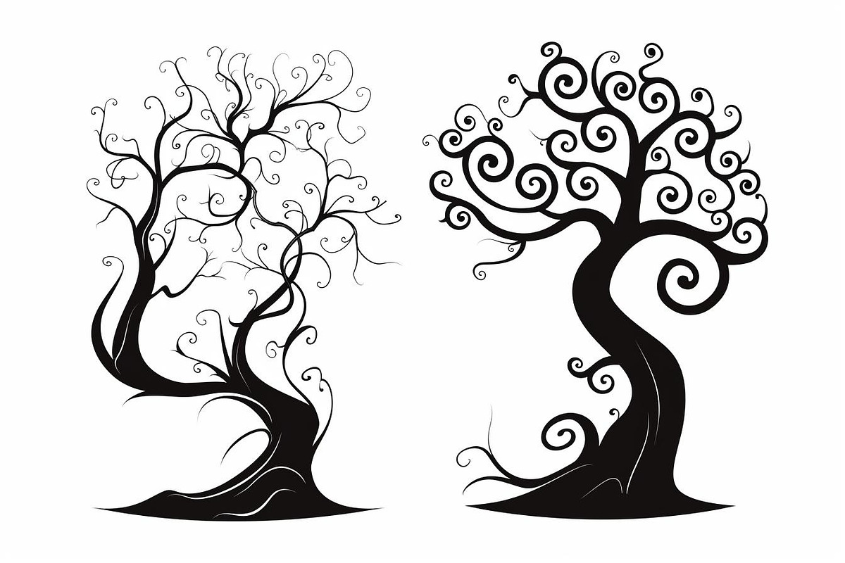 Tree Laser Cut Bundle | Decorative T, a Graphic by BIPLOB EXPERT (Photo 10 of 11)