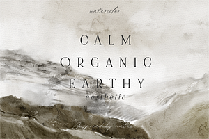 CALM ORGANIC EARTHY Aesthetic