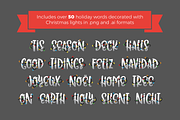 Christmas Lights Font, a Script Font by Akrinity Digital (Thumbnail 10 of 10)