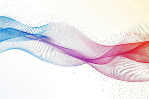 A vibrant splash of blue and pink wa, a Photo by LOGOCREATIVE