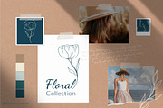 Botanical floral line art set, an Object Illustration by Tatyana_Zenartist (Thumbnail 2 of 11)