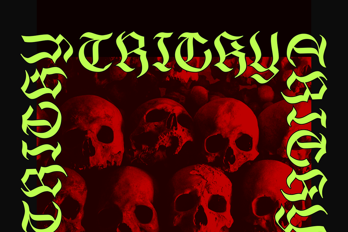 Gofarda Gothic Blackletter, a Blackletter Font by Fitrah Type (Photo 5 of 15)