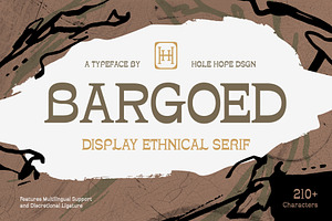 Bargoed - Display Ethnical Font