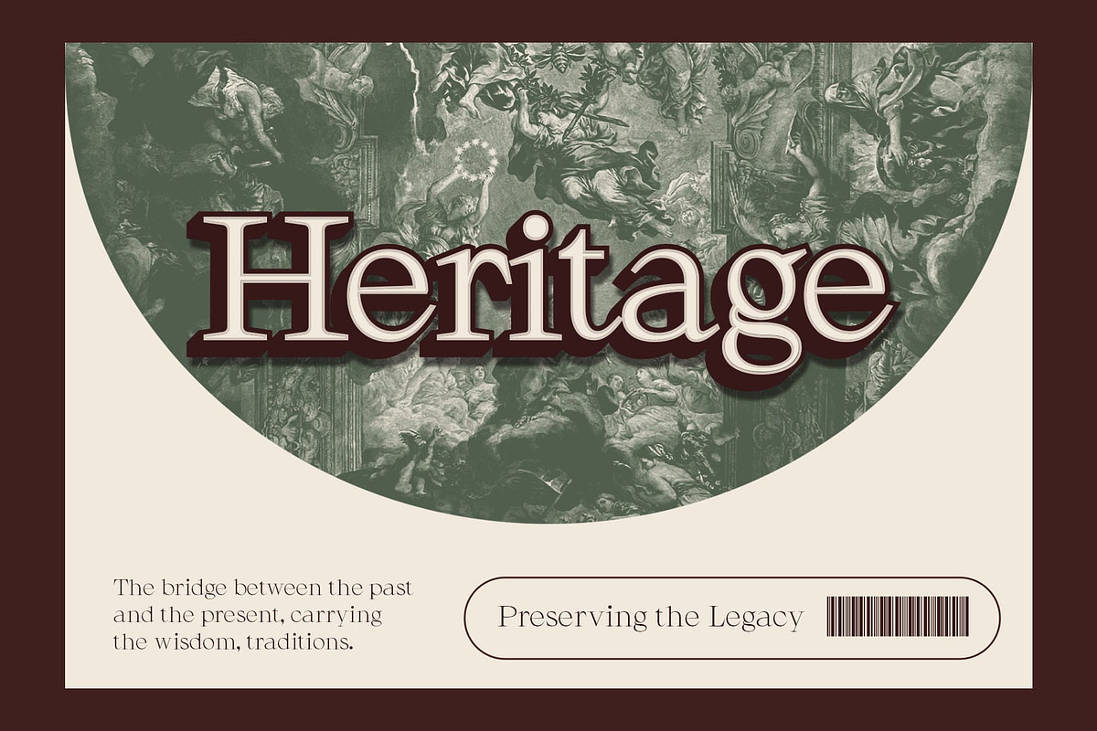 Gloudy 3D, a Serif Font by Craft Supply Co. (Photo 2 of 8)