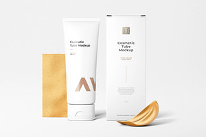 Cosmetic Tube Mockup, a Product Mockup by zpackcreative