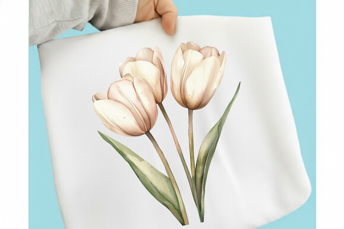 Watercolor Tulips Clipart Bundle, an Illustration by designcity5 (Photo 3 of 5)