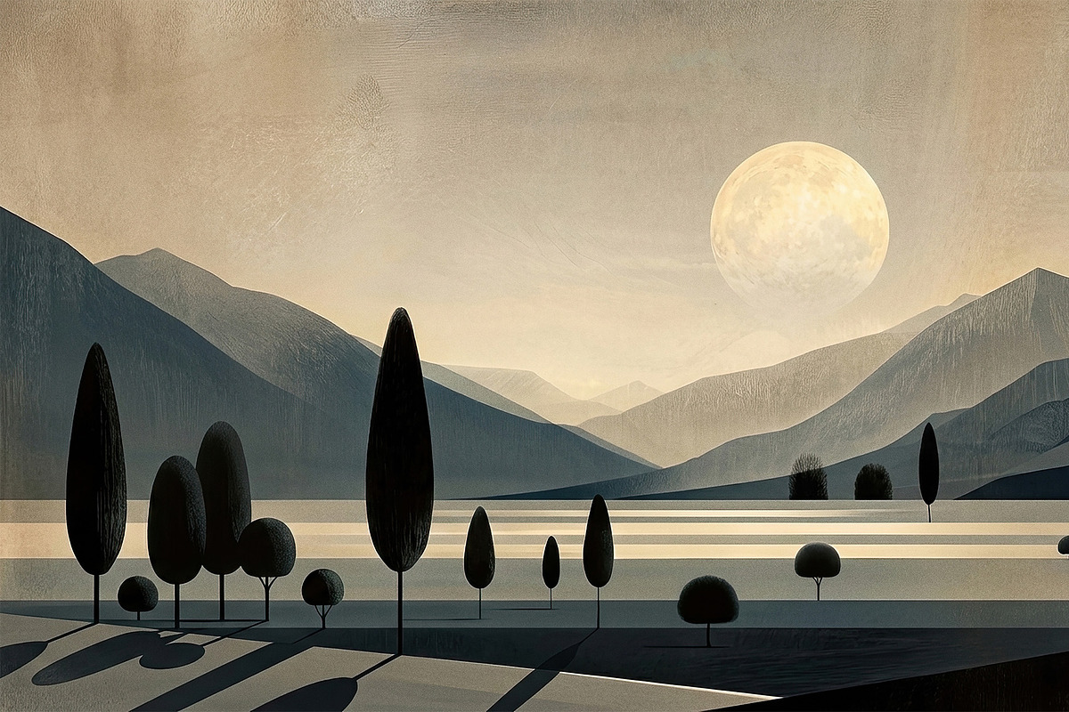 Serene Landscape Art Bundle, a Seasonal Illustration by StockVerse Creative (Photo 2 of 4)