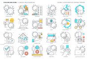 Color line icons, an Outline Icon by Howcolour (Thumbnail 12 of 32)