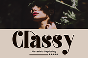 Materials Depicting Font, a Serif Font by 177Studio (Thumbnail 6 of 8)