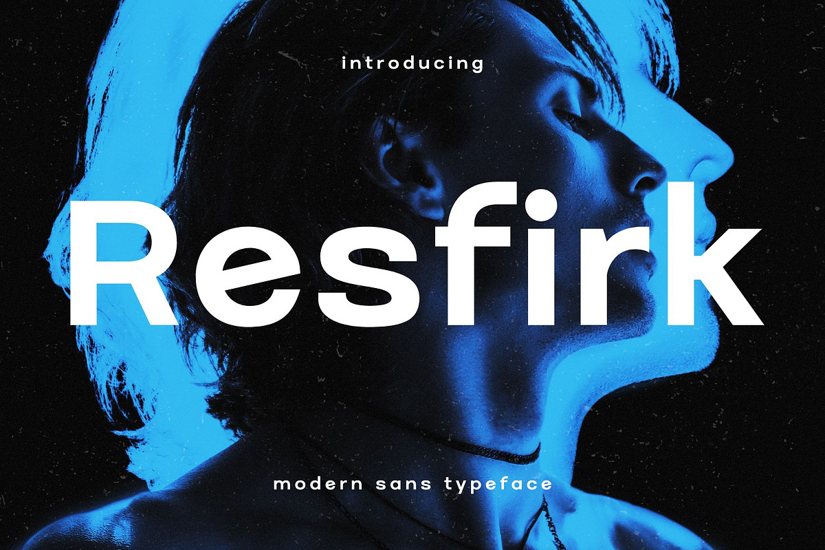 Resfirk - Modern Sans Typeface, a Sans Serif Font by Font Kingdom (Photo 1 of 5)
