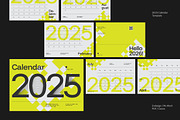 Bold 2025 Calendar - Blendax, a Stationery Template by fakhroo (Thumbnail 4 of 5)