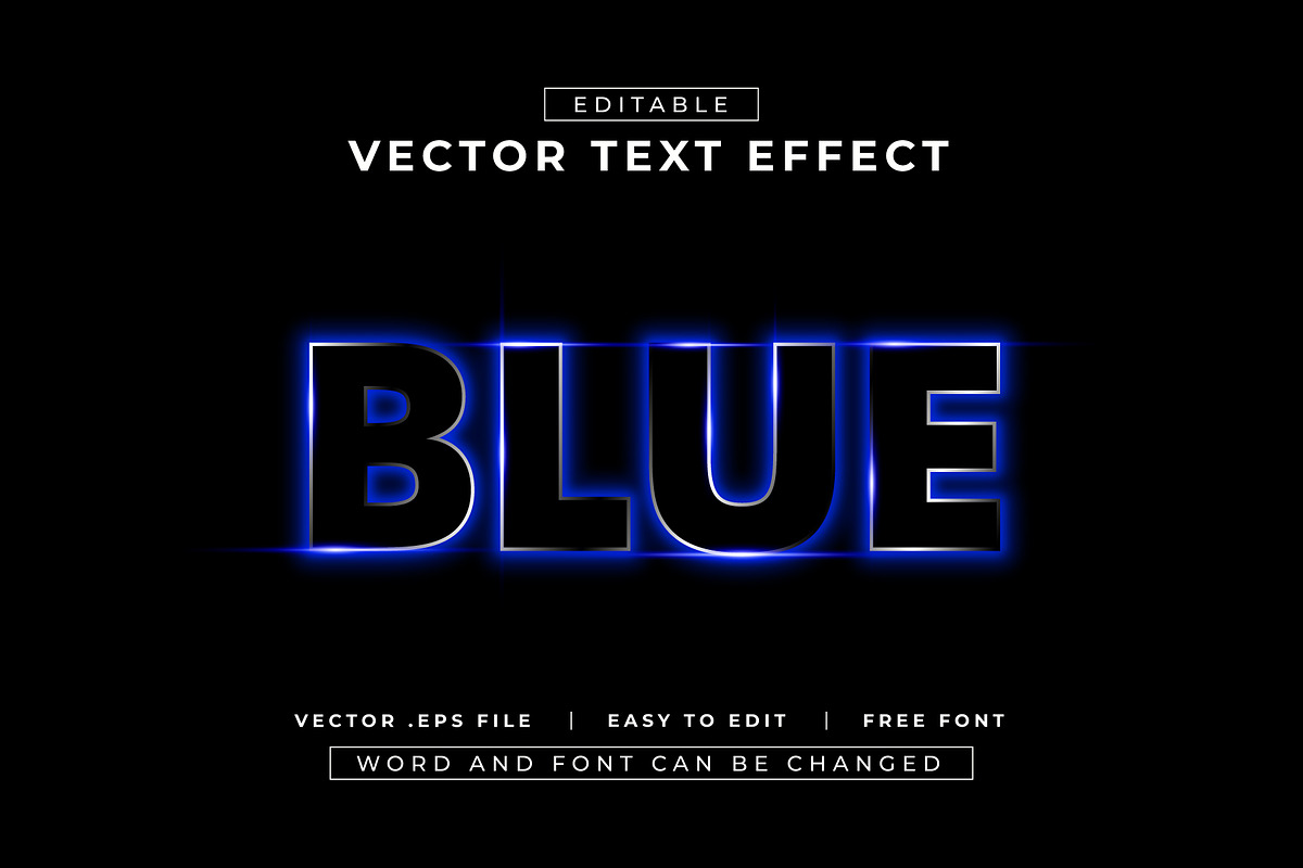 Colorful Editable Text Effect | EPS, a Graphic by padilah_a (Photo 6 of 8)