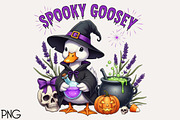 Fun Halloween Silly Goose Spooky, an Illustration by Black Bird Studio (Thumbnail 1 of 4)