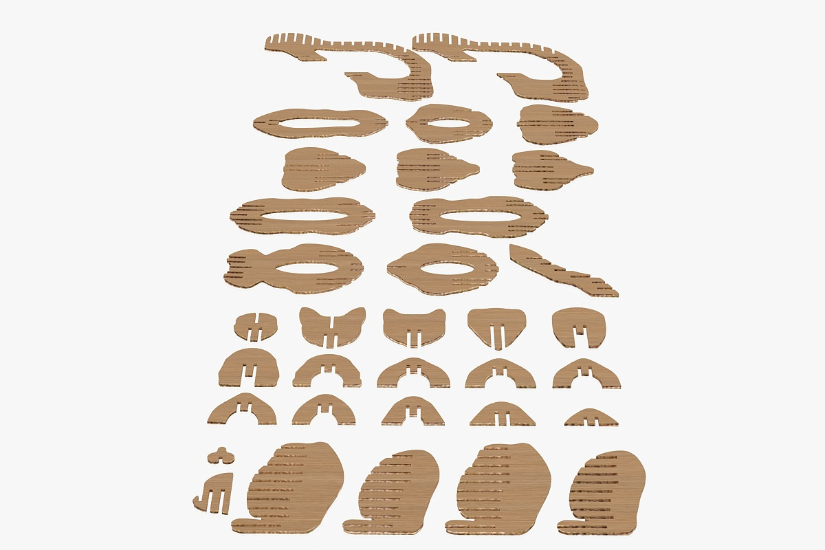 3D Jigsaw Puzzle Cat1, a Furniture 3D Model by akerStudio (Photo 18 of 23)