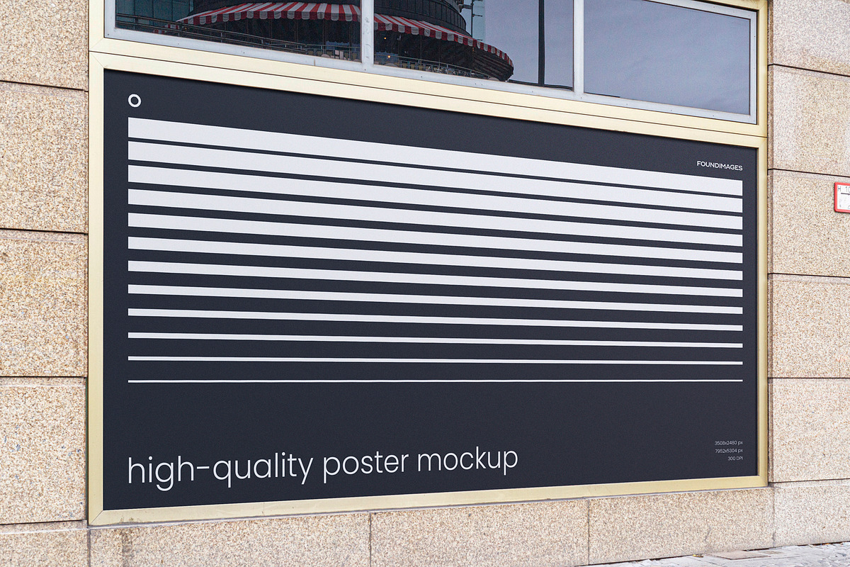 Urban Poster Mockup Template Bundle, an Advertising Mockup by FoundImages (Photo 43 of 52)