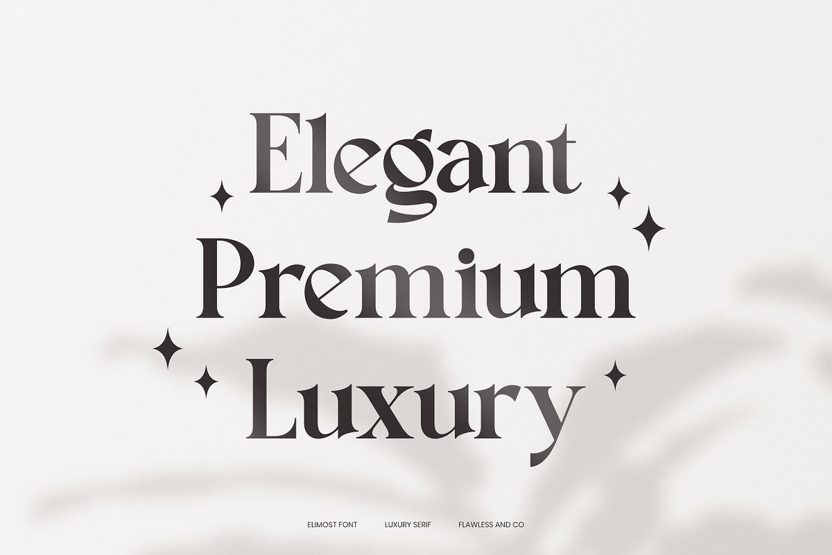 Elimost - Luxury Serif Font, a Serif Font by Flawless And Co (Photo 2 of 10)