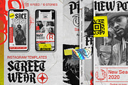 Street wear Instagram Templates, a Social Media Template by HYPER HIROⓇ (Thumbnail 1 of 6)