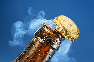 Opening beer bottle, a Food & Drink Photo by Volff