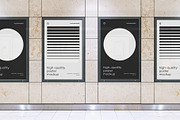Subway Poster Mockup Bundle Metro, an Advertising Mockup by FoundImages (Thumbnail 28 of 61)