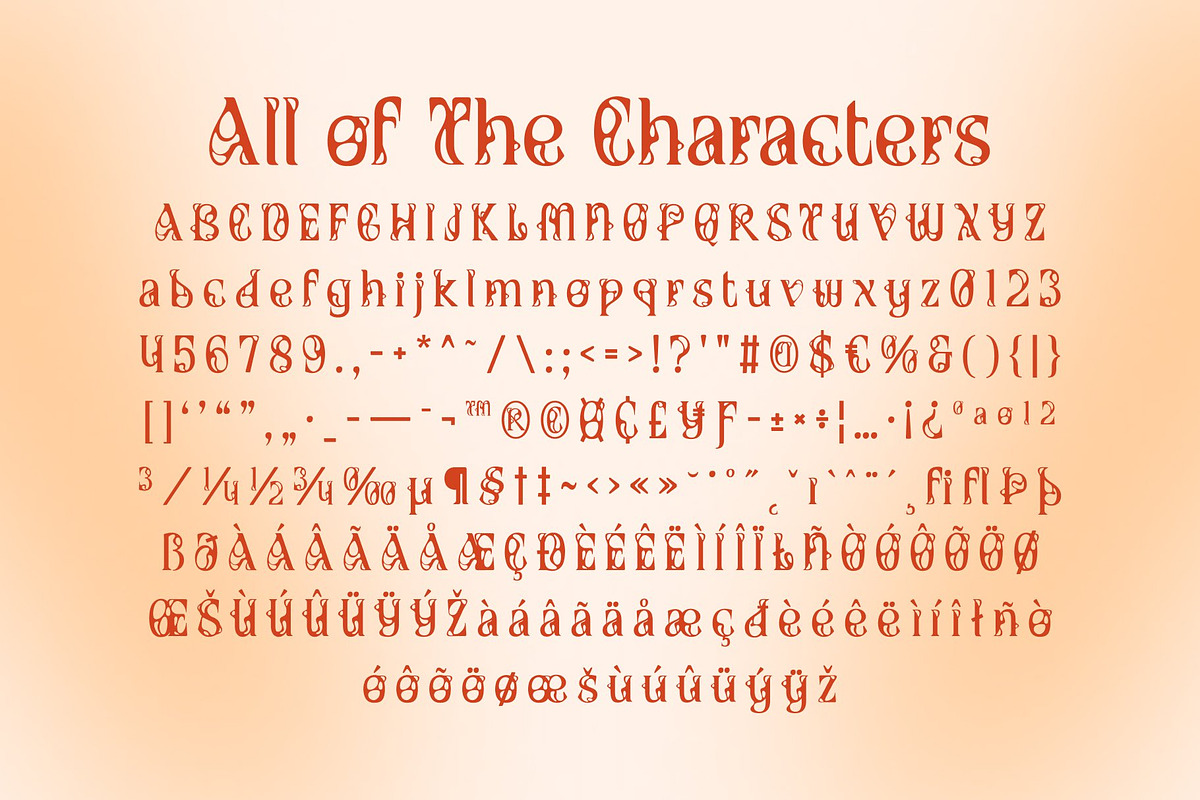 Trouble – Melted Serif Font, a Serif Font by Craft Supply Co. (Photo 8 of 8)