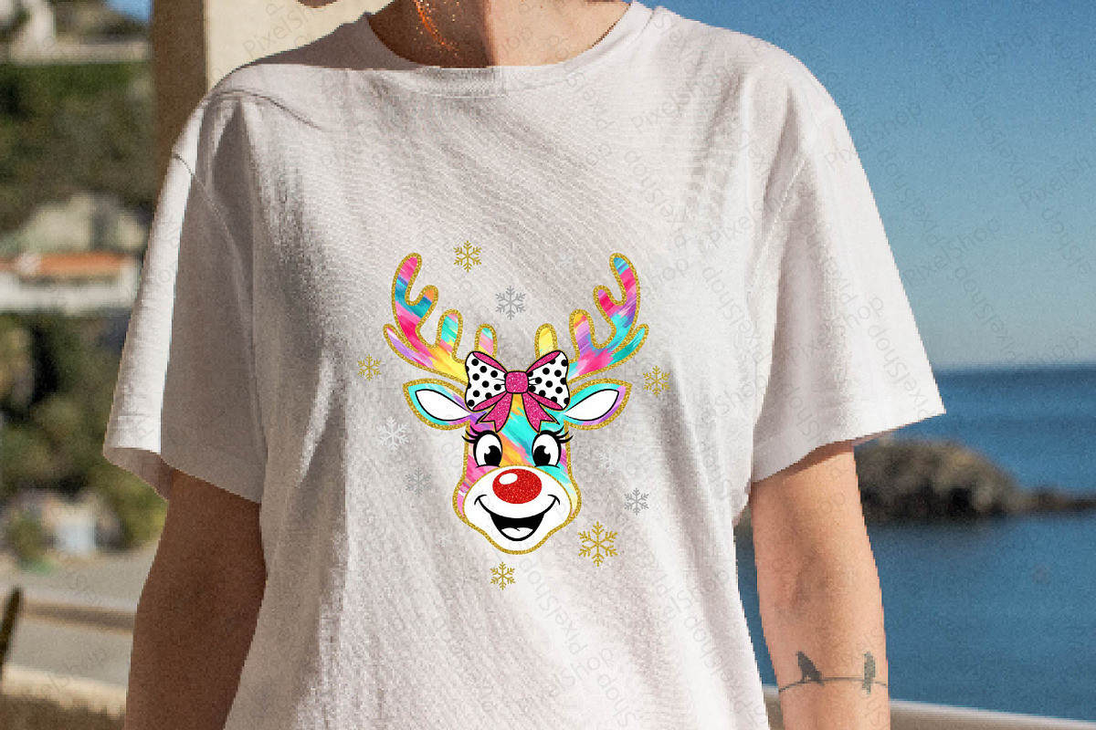 Christmas Reindeer Png, Christmas PN, an Illustration by DreamPrint404 (Photo 3 of 7)