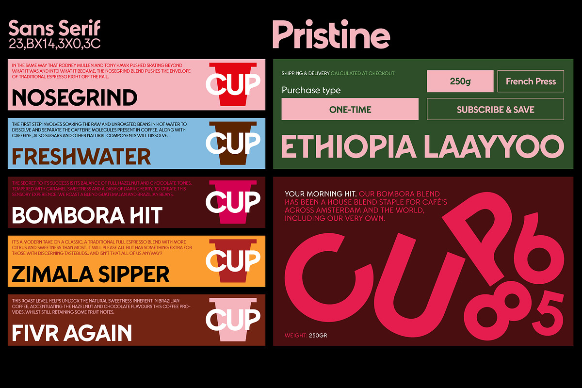 Pristine - Elegant Sans Serif, a Sans Serif Font by Concepta Digital (Photo 14 of 16)