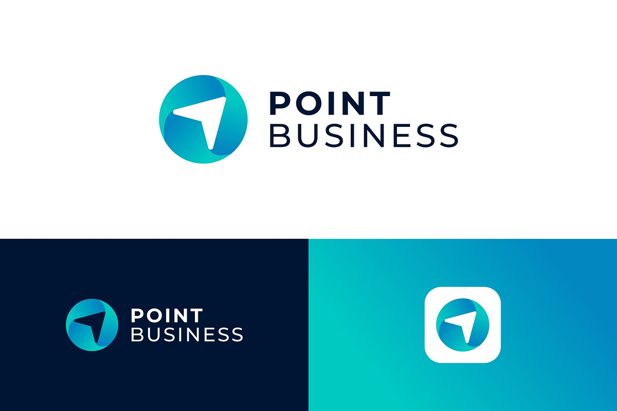 Arrow Pointer Circle Colorful Logo, a Branding & Logo Template by ika trisiana (Photo 1 of 2)