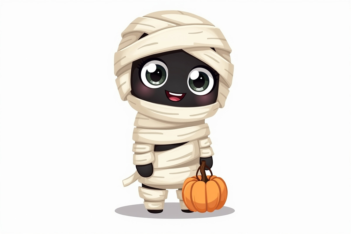 Halloween Ghost & Skeleton Art, an Illustration by hafijul (Photo 21 of 26)