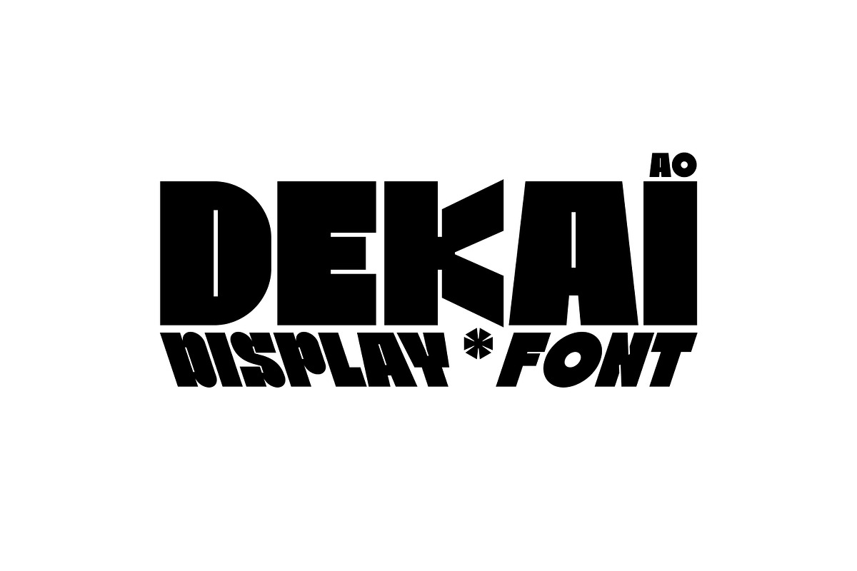 AO Dekai - Display Variable Font, a Sans Serif Font by OwunStudio (Photo 1 of 15)