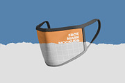 Face Mask Mockups, a Mask Mockup by artimasa (Thumbnail 4 of 7)