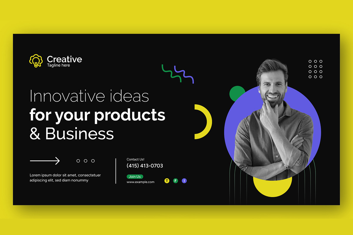 Business Web Banner Template, an UI Kit Template by CreativeShaper (Photo 2 of 4)