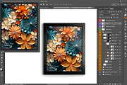 Front Portrait Frame Mockup - 11x14, a Household Mockup by Mockups by Carlos Viloria (Thumbnail 2 of 7)
