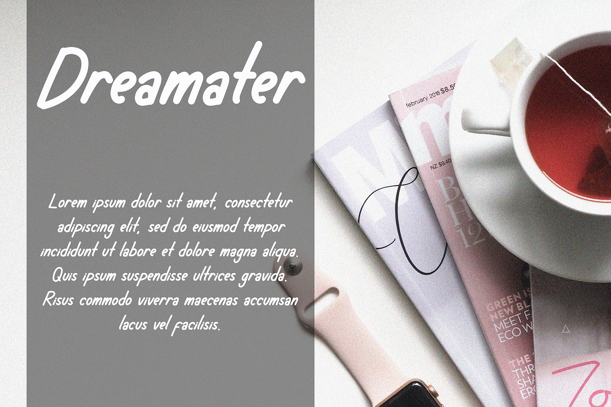 Glattenta Handwritten Font, a Handwritten Font by NTC Graphic (Photo 5 of 8)