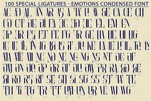 Emotions Condensed Font