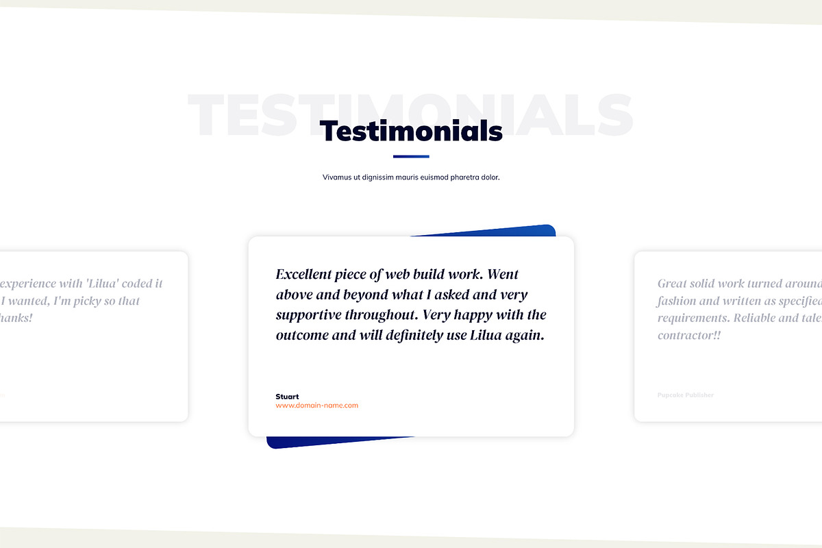 Lilua - Portfolio Html Template, a HTML Template by SLICEmyPAGE (Photo 6 of 12)