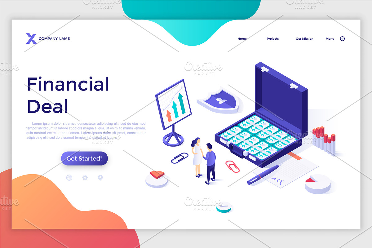 Isometric Solutions Mini. Part 18, a Templates & Theme by Andrew Kras Design (Photo 17 of 22)