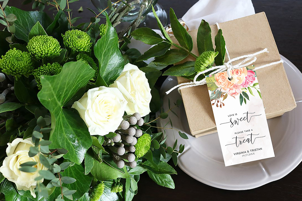 Gift Favor Tags Canva Template, an Invitation Template by ShineOnWedding (Photo 4 of 8)
