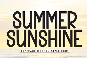 Summer Sunshine Script Font