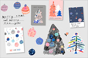 Christmas decorative set, a Decorative Illustration by Lera Efremova (Thumbnail 1 of 8)