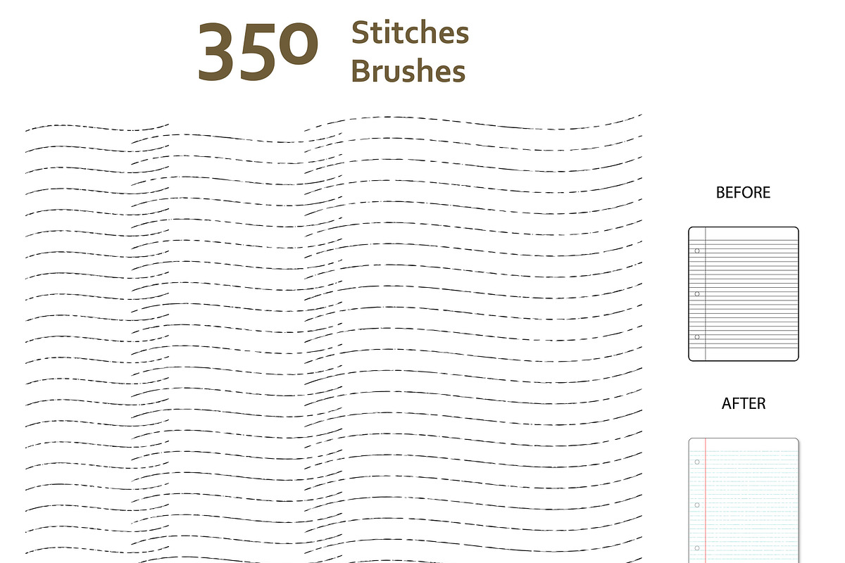 AI Mixed Stitches Brushes, a Brush Add-On by 103cia (Photo 3 of 3)