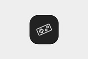 Gaming, an Outline Icon by Jordy (Thumbnail 2 of 2)