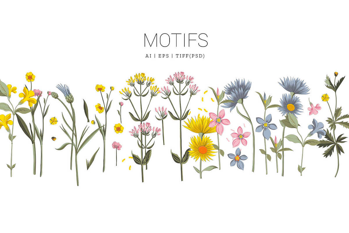 Botany, Exquisite vector pattern +!, a Pattern Graphic by Pink Linen (Photo 11 of 11)
