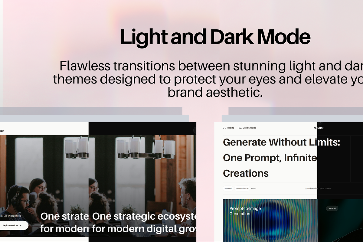 OrbitKit–Tanstack Multi-Template Kit, a Landing Page Template by Obare27 (Photo 2 of 4)