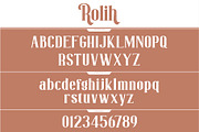 Rolih, a Serif Font by Khoir (Thumbnail 12 of 13)