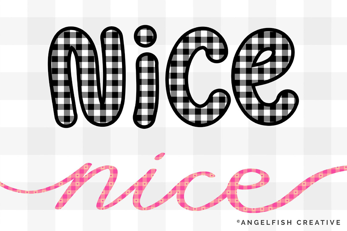 Gingham Pattern Procreate Brushes, a Brush Add-On by AngelfishCreative (Photo 8 of 9)