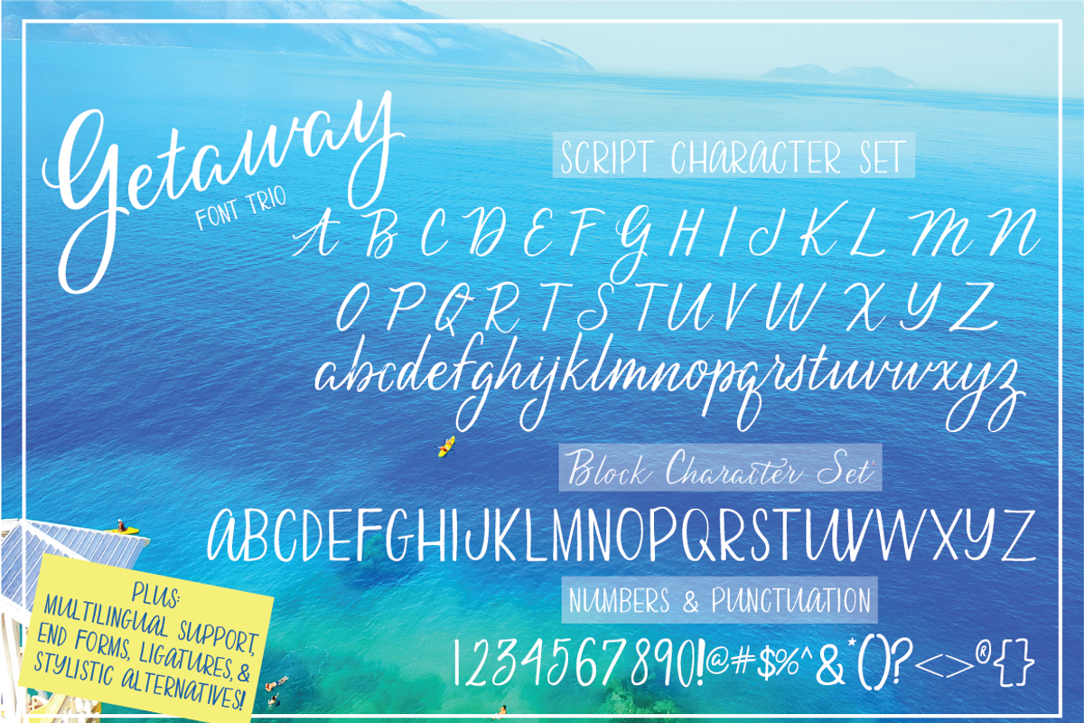 Getaway Font preview 5