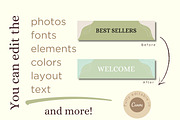 Organic Web Banner Templates, a Landing Page Template by Hell Yeah Designs (Thumbnail 6 of 8)