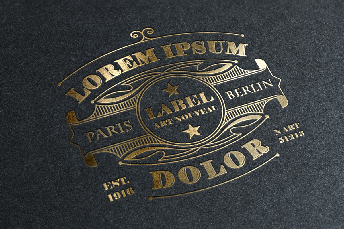 Vintage Art Deco Logo, a Branding & Logo Template by Pgmart (Photo 1 of 2)