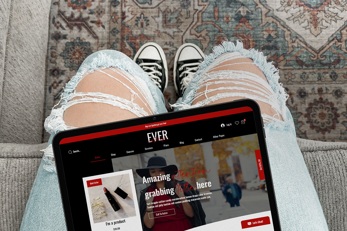 EverIntense Wix Website Template, a Wix Template by Girl Boss From Home (Photo 6 of 6)